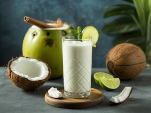 Tropical escape in a glass: easy recipe with cream of coconut